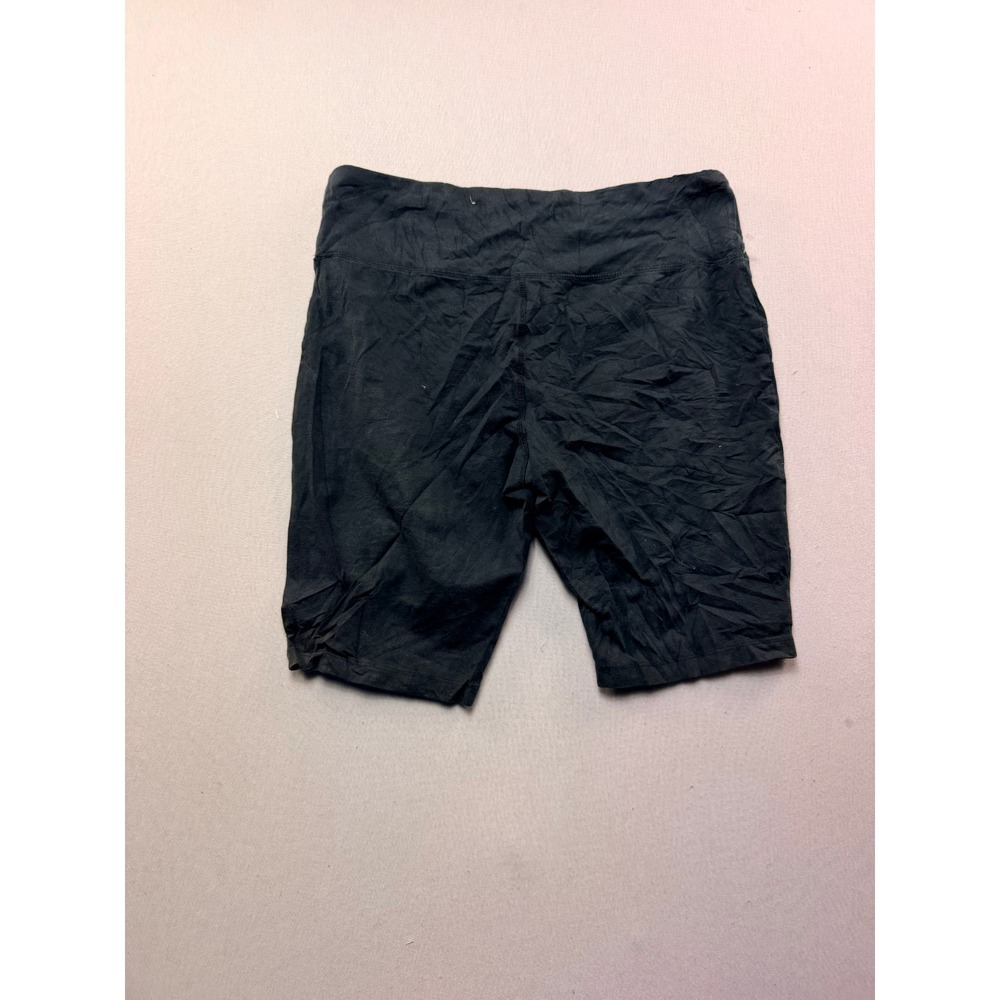 Jockey Bike Shorts Women Large Black Excellent Activewear Stretch Athleisure